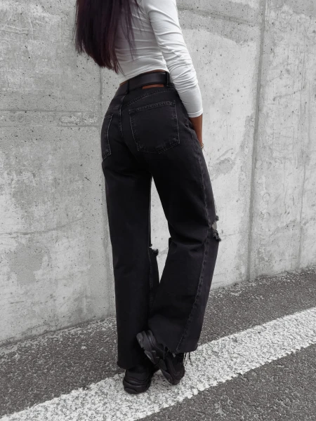 Spodnie damskie OLAVOGA MORGAN 2023 czarny - maWer Fashion