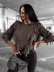 Sweter damski OLAVOGA LAREN 2023 khaki – maWer Fashion