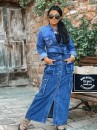 Komplet damski przecierany ZOCCO jeans - maWer Fashion