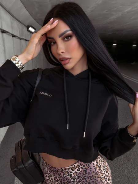 Bluza damska OLAVOGA JULIE 2023 czarna -  maWer Fashion