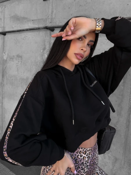 Bluza damska OLAVOGA JULIE 2023 czarna -  maWer Fashion
