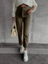 Spodnie damskie OLAVOGA GIOLA 2023 khaki - maWer - Fashion