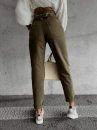 Spodnie damskie OLAVOGA GIOLA 2023 khaki - maWer - Fashion