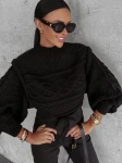 Sweter damski OLAVOGA OSLO 2023 czarny - maWer - Fashion