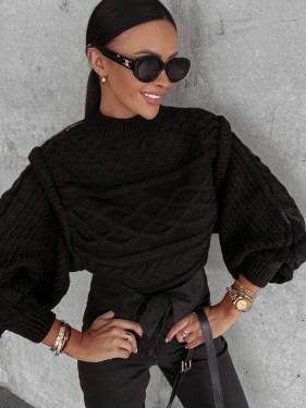 Sweter damski OLAVOGA OSLO czarny