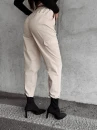 Spodnie damskie OLAVOGA ZELIA 2023 beż - maWer - Fashion