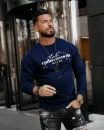Bluza męska OLAVOGA EMIL 2023 granat - maWer - Fashion