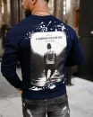 Bluza męska OLAVOGA EMIL 2023 granat - maWer - Fashion