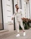 Bluza męska OLAVOGA NORDEN 2023 beż – maWer Fashion