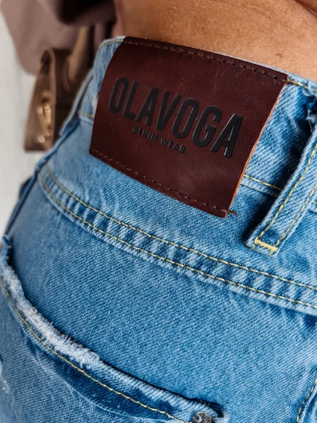 Spódniczka damska OLAVOGA NOVA 2023 niebieska –maWer Fashion