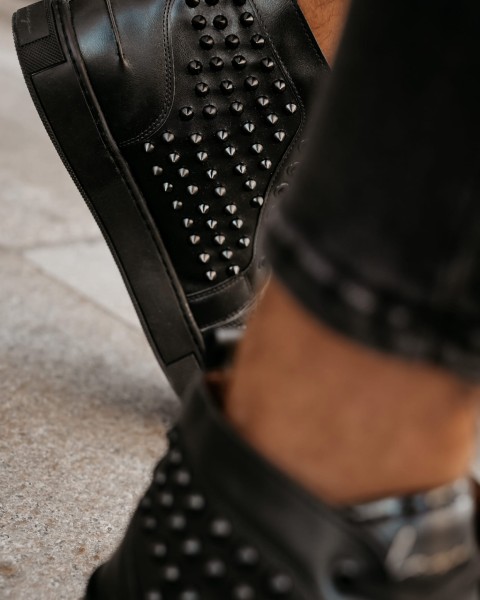 Buty męskie OLAVOGA ELBA 2023 czarne  -  maWer Fashion