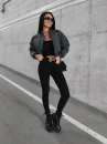 Kurtka damska OLAVOGA PHONIX 2023 grafitowa -  maWer Fashion