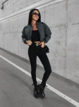 Kurtka damska OLAVOGA PHONIX 2023 grafitowa -  maWer Fashion