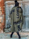 Ponczo damskie ZOCCO khaki  - maWer Fashion
