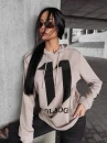 Bluza unisex OLAVOGA NUKUS 2023 beż -  maWer Fashion