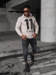 Bluza unisex OLAVOGA NUKUS 2023 beż -  maWer Fashion
