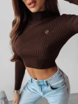 Golf damski OLAVOGA DANNA 2024 brąz – maWer Fashion