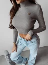 Golf damski OLAVOGA DANNA 2024 jasnoszary – maWer Fashion