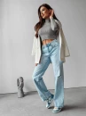 Golf damski OLAVOGA DANNA 2024 jasnoszary – maWer Fashion