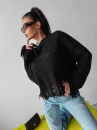 Sweter damski OLAVOGA MILEY 2024 czarny – maWer Fashion