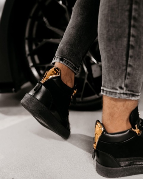 Buty męskie OLAVOGA LUPE 2023 czarne  -  maWer Fashion