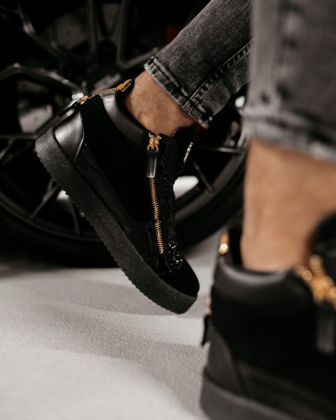 Buty męskie OLAVOGA LUPE 2023 czarne  -  maWer Fashion