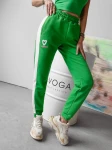 Spodnie damskie OLAVOGA BETIX 2024 zielone -  maWer Fashion
