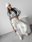 Spodnie damskie OLAVOGA NASTY 2024 ecru  - maWer Fashion
