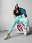 Spodnie damskie OLAVOGA NASTY 2024 miętowy  - maWer Fashion