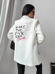 Marynarka damska OLAVOGA OREGA 2024 ecru  -  maWer Fashion
