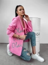 Marynarka damska OLAVOGA OREGA 2024 róż  -  maWer Fashion