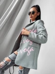 Marynarka damska OLAVOGA OREGA 2024 szary  -  maWer Fashion
