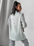 Marynarka damska OLAVOGA OREGA 2024 szary  -  maWer Fashion