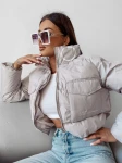 Kurtka damska OLAVOGA ALAYA 2024 jasno szara  -  maWer Fashion