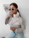 Kurtka damska OLAVOGA ALAYA 2024 jasno szara  -  maWer Fashion