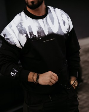 Bluza męska OLAVOGA GRAFFITI czarna