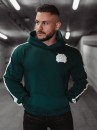 Bluza męska OLAVOGA BALANCE 2024 butelkowa zieleń – maWer Fashion