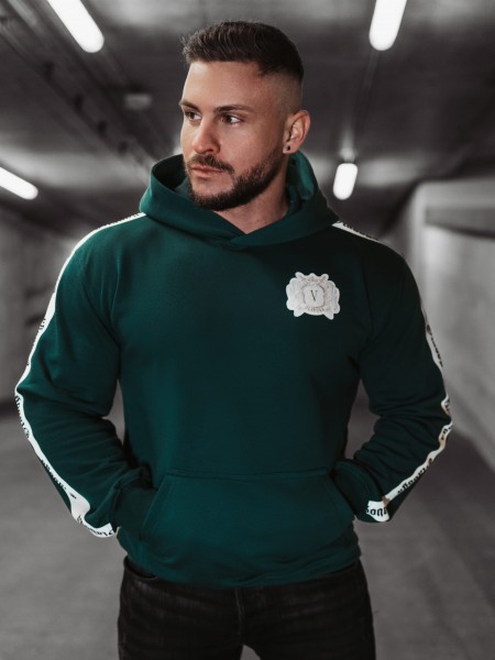 Bluza męska OLAVOGA BALANCE 2024 butelkowa zieleń – maWer Fashion