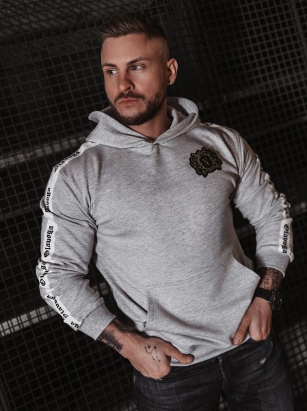 Bluza męska OLAVOGA BALANCE 2024 jasny szary melanż – maWer  Fashion