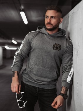 Bluza męska OLAVOGA BALANCE 2024 ciemny szary melanż