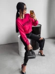 Sweter damski OLAVOGA KASUMI 2024 fuksja  - maWer Fashion