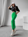 Spodnie damskie OLAVOGA AMBROS 2024 zielone – maWer Fashion