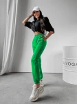 Spodnie damskie OLAVOGA AMBROS 2024 zielone – maWer Fashion