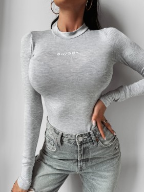 Bluzka damska OLAVOGA JENNY 2024 szara