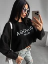 Sweter damski OLAVOGA KARO 2024 czarny  – maWer Fashion