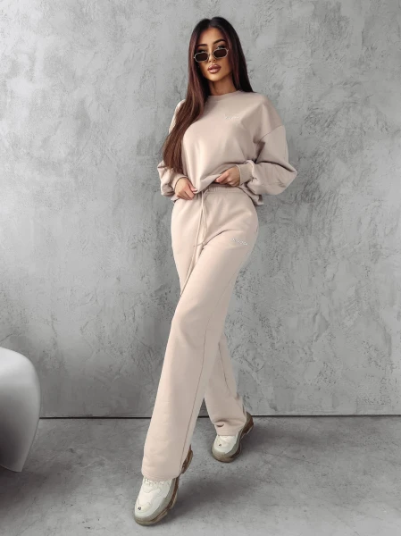 Komplet damski OLAVOGA MONA 2024 beż - maWer Fashion