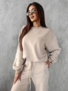 Komplet damski OLAVOGA MONA 2024 beż - maWer Fashion