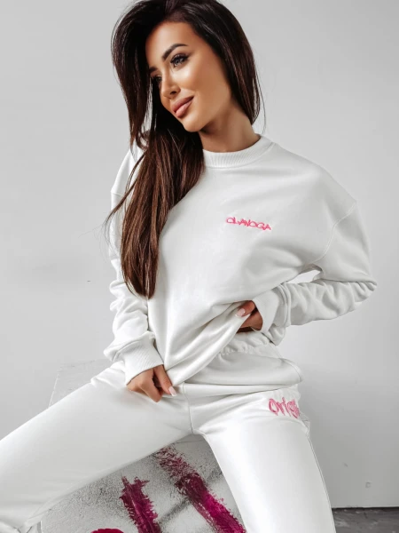 Komplet damski OLAVOGA ENERGIZE ecru - maWer Fashion