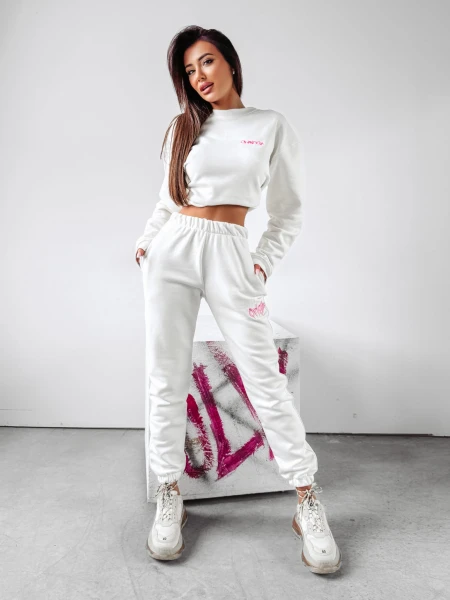 Komplet damski OLAVOGA ENERGIZE ecru - maWer Fashion