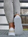 Buty damskie trampki NANCY 1799 beżowe - maWer Fashion